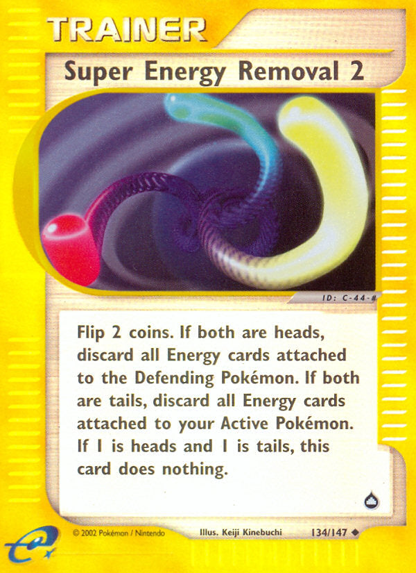E-Series Aquapolis Super Energy Removal 2 #134/147 reverse holo